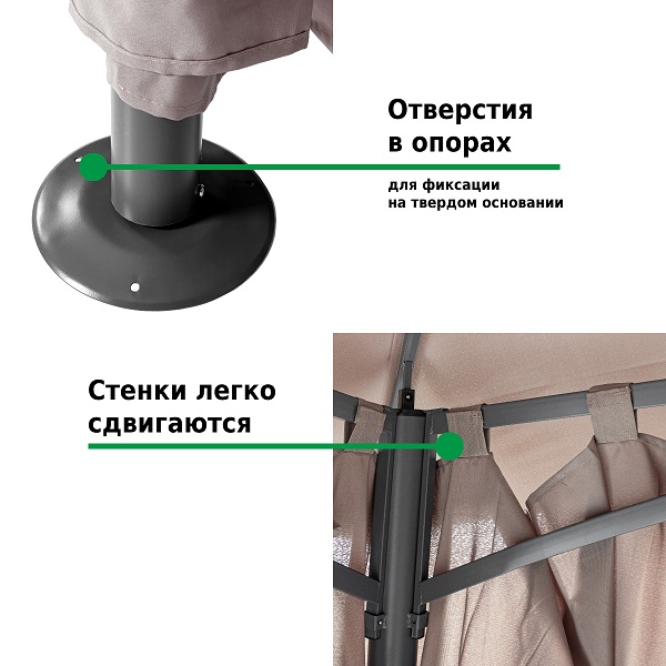 Тент садовый Green Glade 3х4м