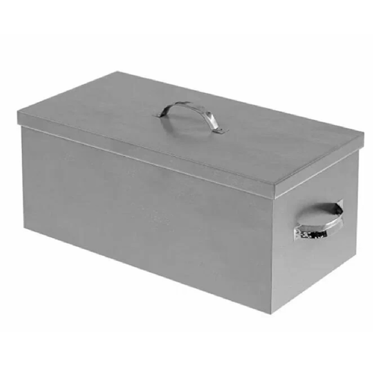 Коптильня двухуровневая горячего копчения (500х250х200 мм), нержавеющая сталь 0,8 мм, 2 уровня, УЗБИ