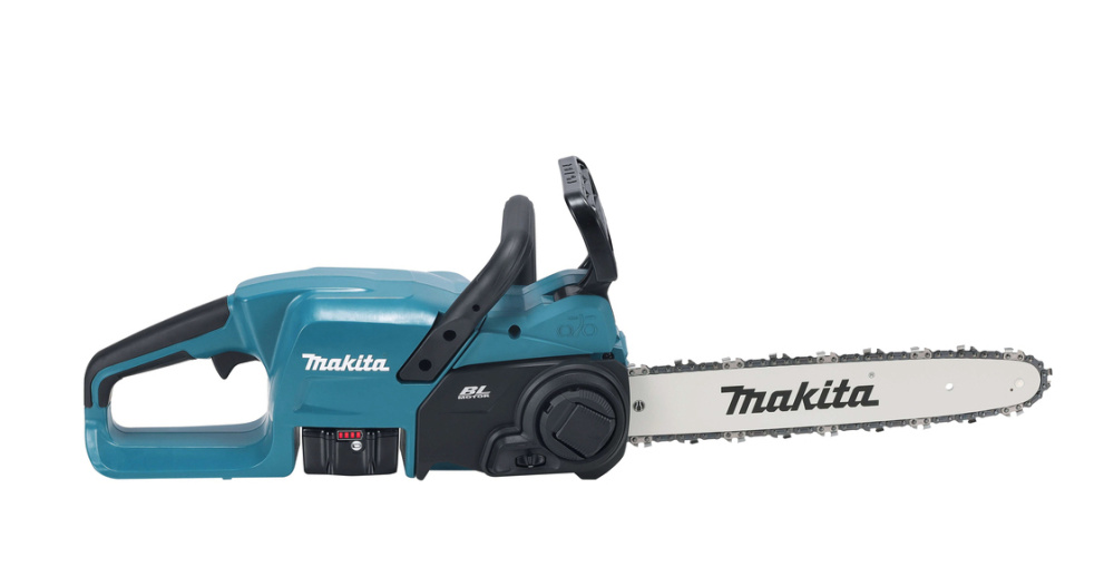 Пила цепная аккумуляторная Makita DUC357Z LXT BL 18В, 610Вт, 14"/35см, 3/8", 1,1мм, 8м/с, XPT, без акб и з/у