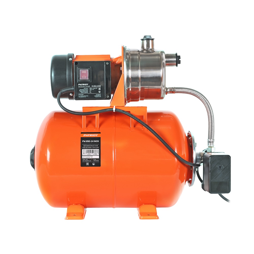 Насосная станция PATRIOT PW 850-24 INOX, 850 Вт.