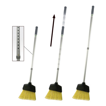 Совок и щетка с телескопической ручкой в комплекте