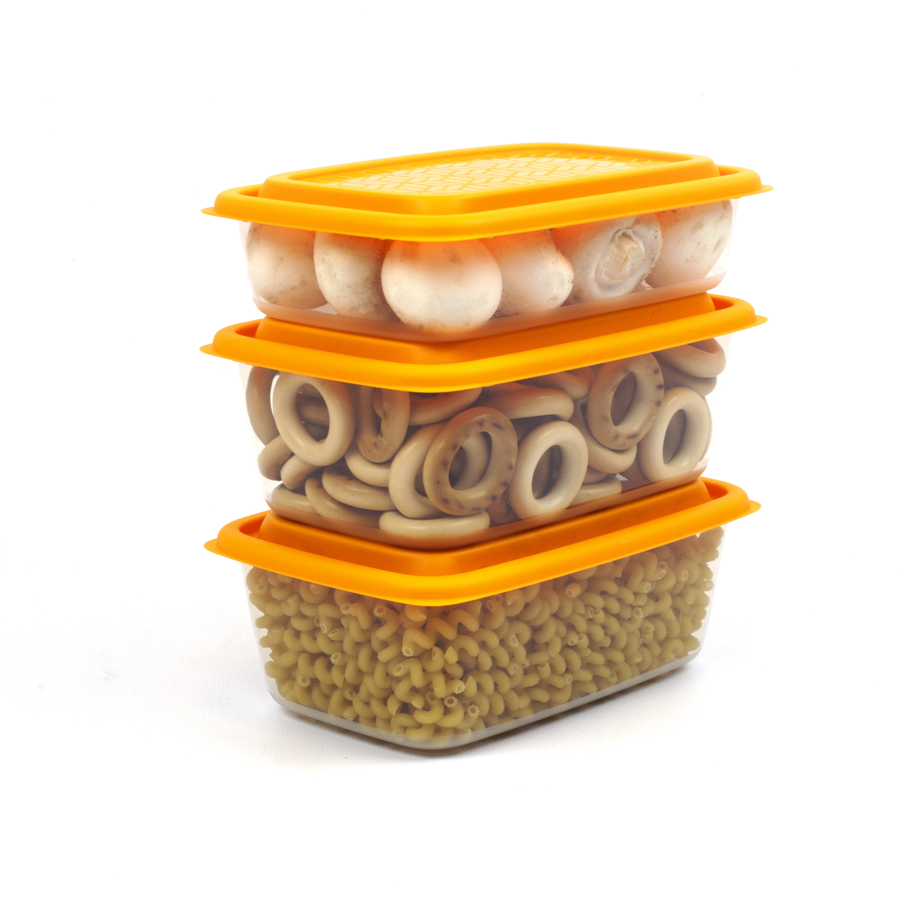 Набор контейнеров универсальных «Гурман» №9 (СВЧ/Заморозка) (0,8л; 1,1л - 2 шт)  (3шт)