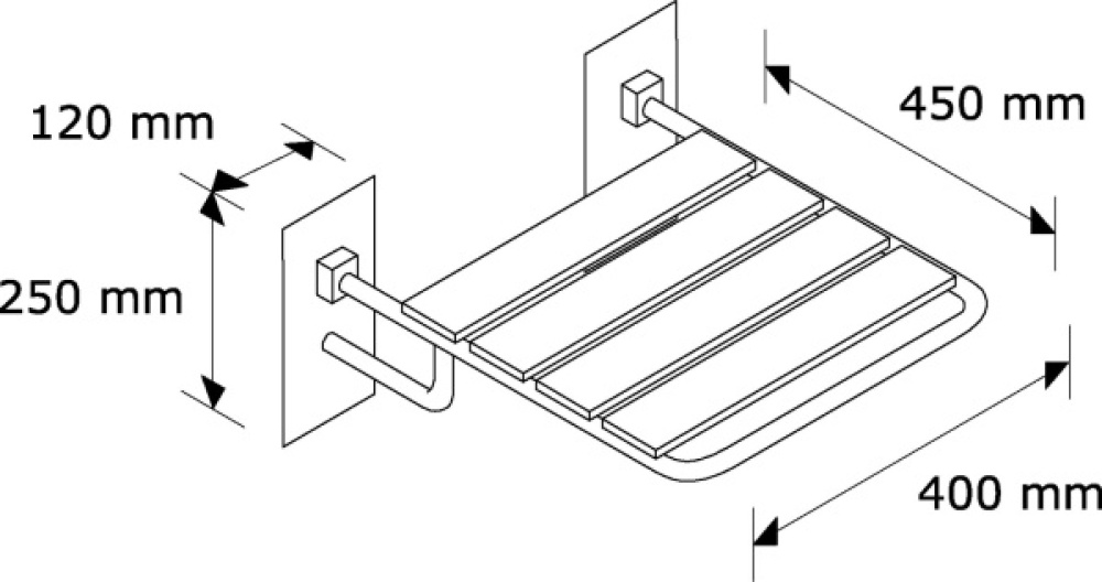 Стул для душа MERIDA TPC21
