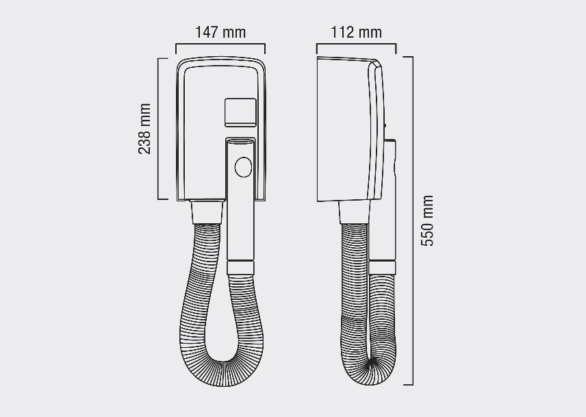 Гостиничный фен Valera Hotello 832.01/T