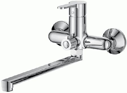 СМЕСИТЕЛЬ ДЛЯ ВАННЫ LEDEME КАРТРИДЖ Д.35 ММ, С ДЛИННЫМ ИЗЛИВОМ, 300 ММ, L2203