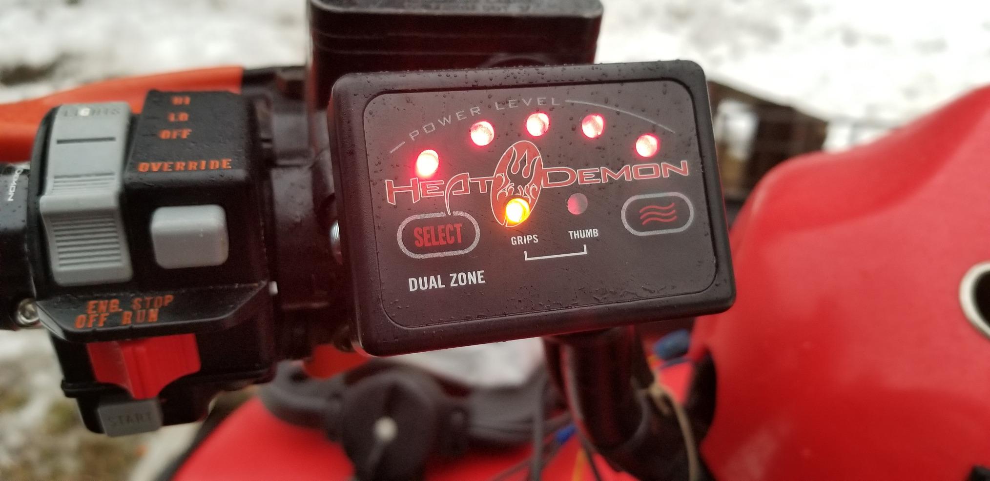 Подогрев рук (2 зоны) Symtec для квадроциклов