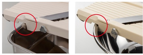 Овощерезка SUPER BENRINER MANDOLINE с 3 сменными насадками и регулируемой толщиной нарезки VS-64