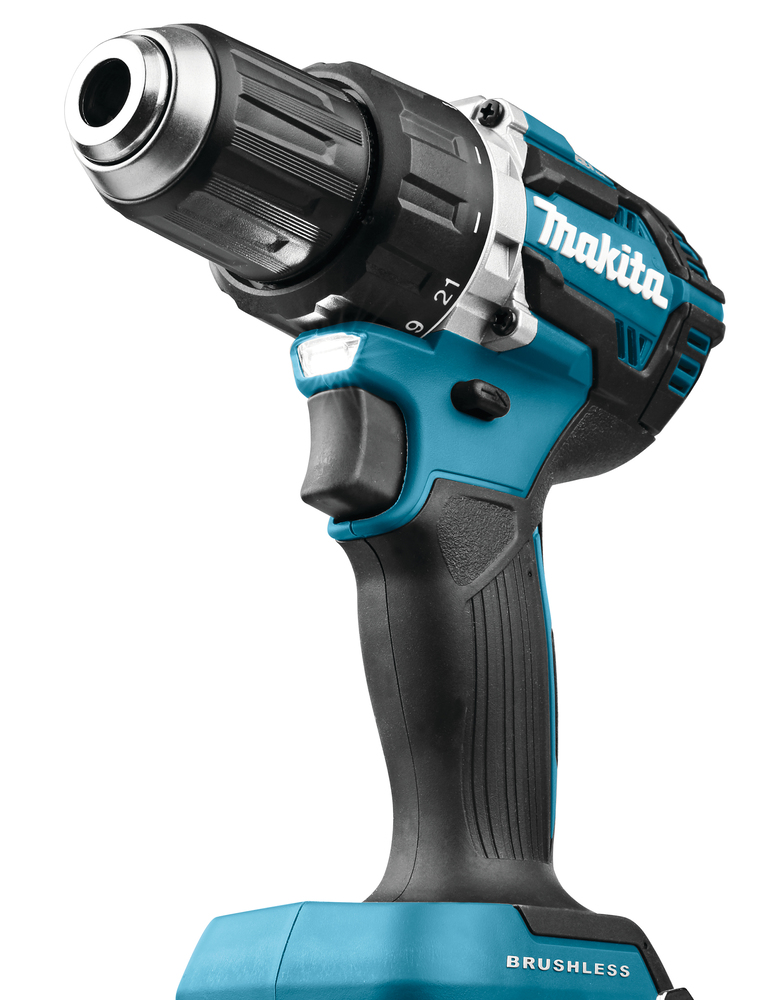 Дрель-шуруповерт аккумуляторная Makita DDF484RME LXT 18В, 2х4.0 Ач Li-ion, 54 Нм, 2000 об/мин