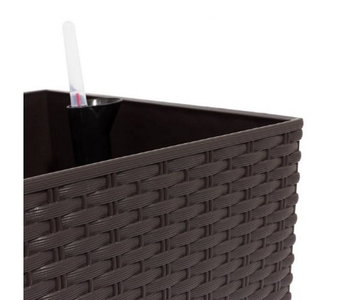 Кашпо с автополивом Prosperplast Rato Case High 72л, венге