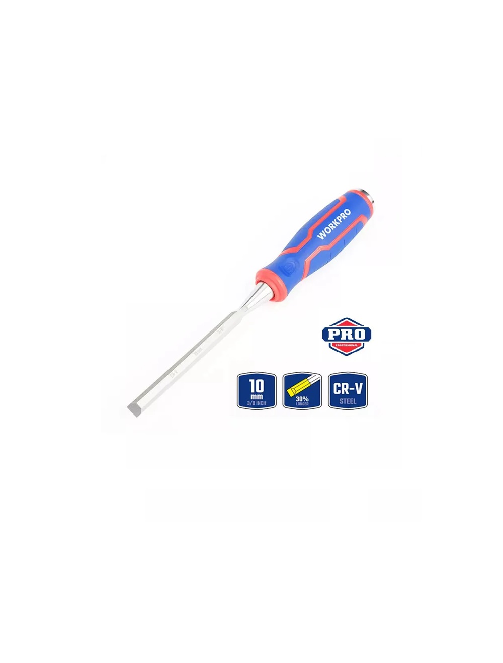 Стамеска-долото для высоких нагрузок 10 мм WORKPRO