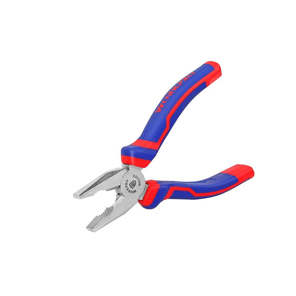 Набор из 4 инструментов (пассатижи, бокорезы, длинногубцы, гаечный ключ)  WORKPRO