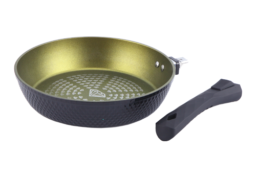 Сковорода BK-3785 28см (6) EMERALD со съемной ручкой