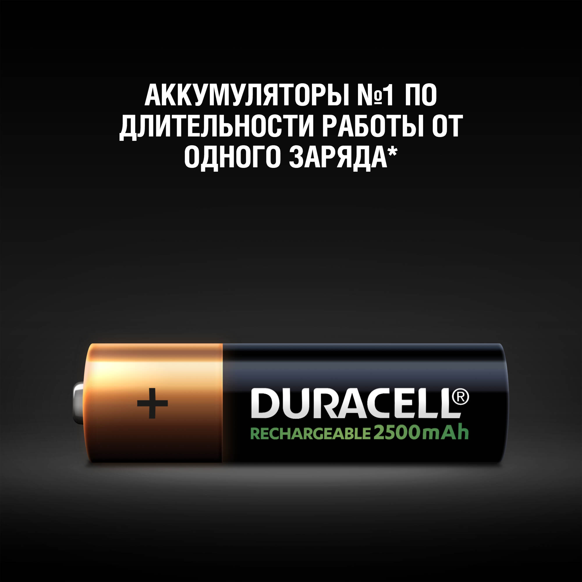 Аккумулятор Duracell HR6-4BL 1.2V, 2500mAh NiMh, размер "AA"