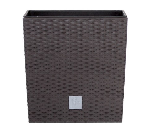 Кашпо для цветов Prosperplast Rato Low 15,8+11л, венге