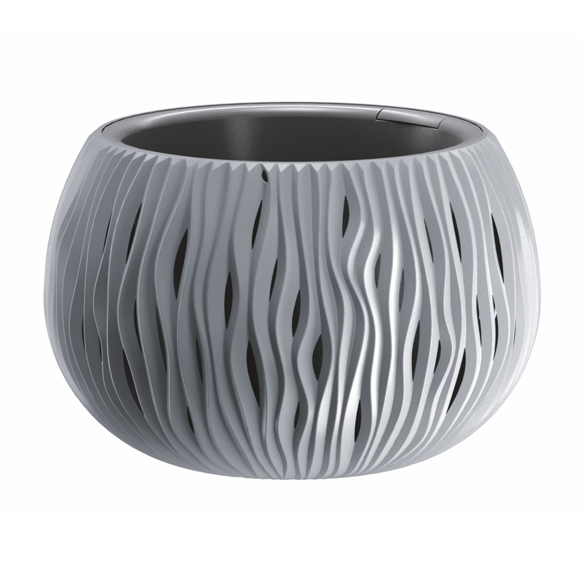 Кашпо для цветов SANDY BOWL DSK290-405U серый 2 предмета 3,9л								