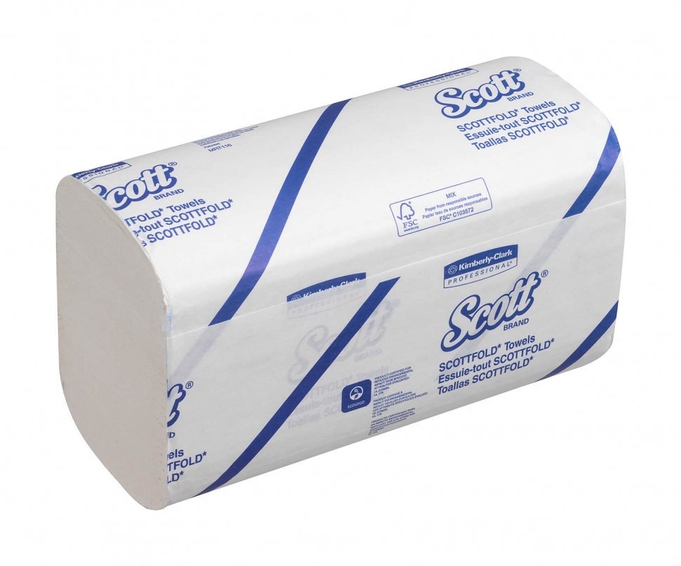 Бумажные полотенца в пачках Kimberly-Clark SCOTT Scottfold 6633
