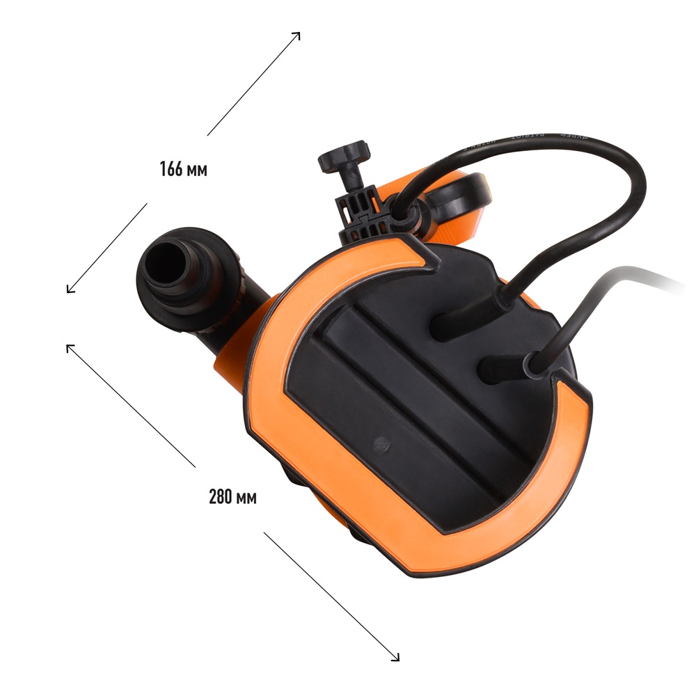 Насос дренажный PATRIOT F 500 D для чистой и грязной воды, 500 Вт