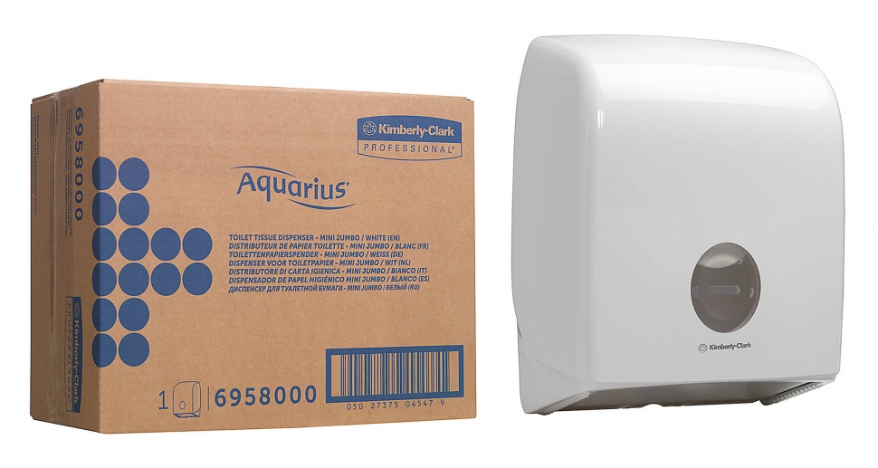 Диспенсер для туалетной бумаги в больших рулонах Kimberly-Clark Aquarius 6958