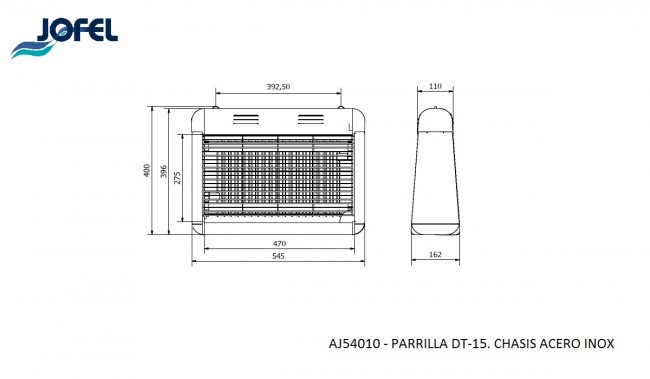 Электрическая ловушка летающих насекомых Jofel AJ54010