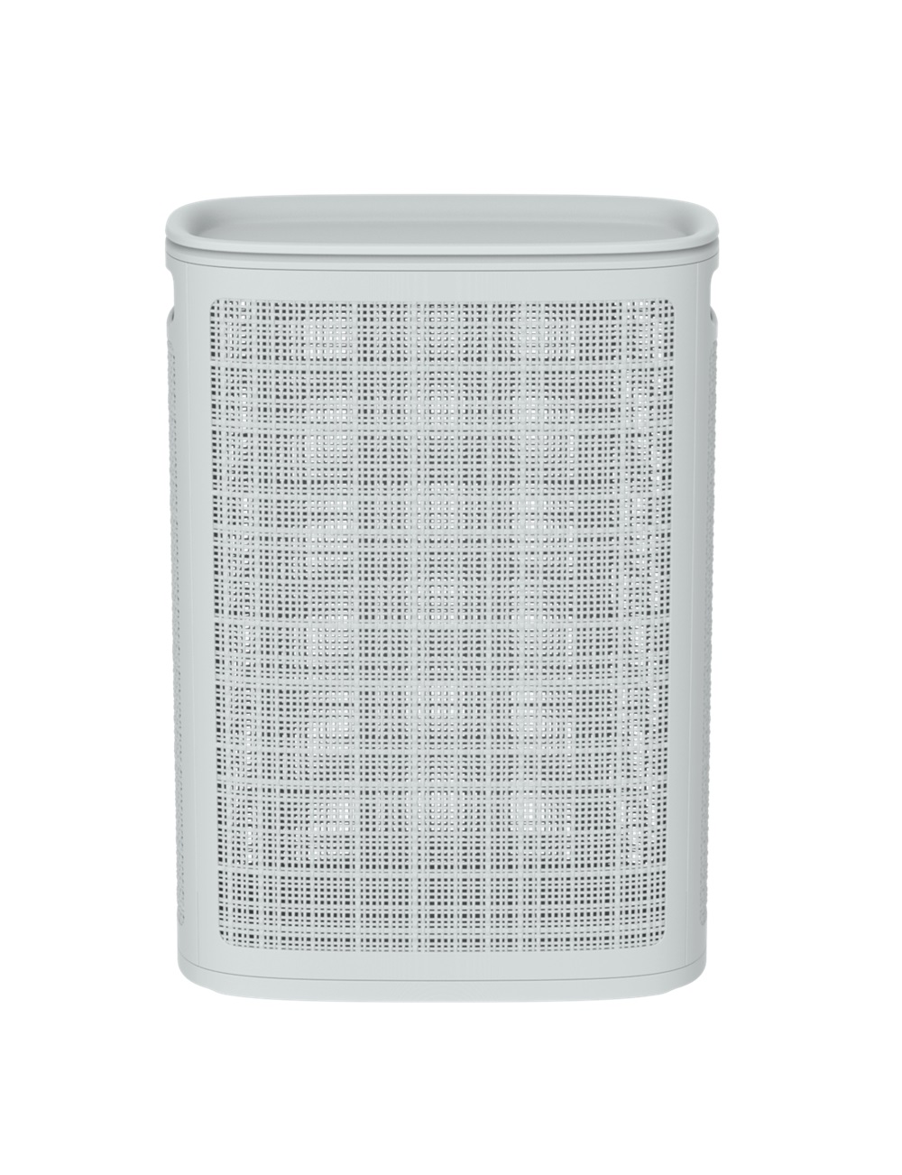 Плетёная корзина для белья сборная «Лён» 45 л (43х20х60 см) серый