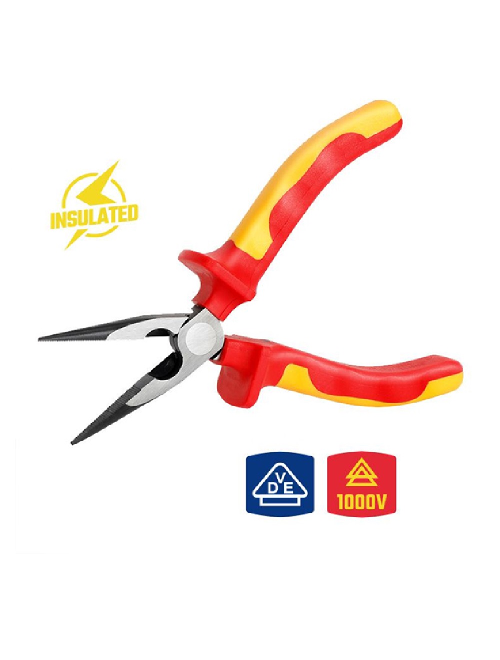 Длинногубцы диэлектрические 200 мм (до 1000 В) WORKPRO