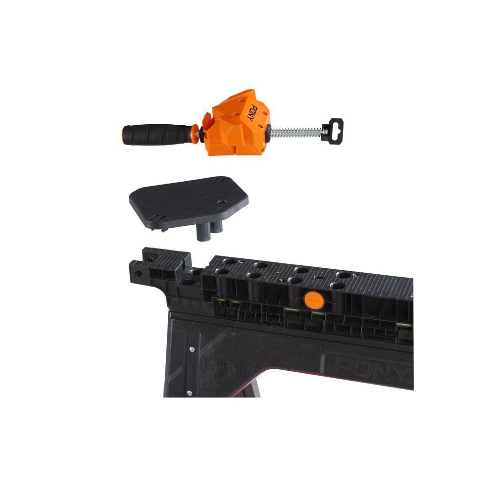 Козлы строительные 2 шт (810 мм) +струбцины 2 шт (до 275 кг) Pony