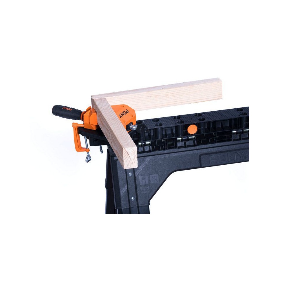 Козлы строительные 2 шт (810 мм) +струбцины 2 шт (до 275 кг) Pony