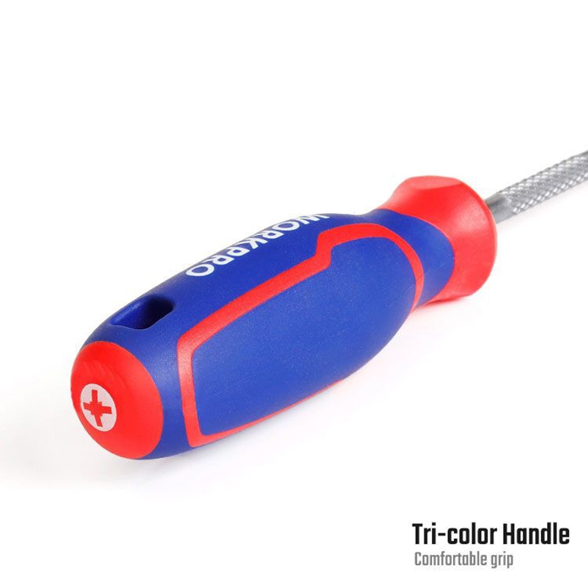 Отвертка крестовая с магнитным наконечником POZIDRIV PZ3х150 мм CR-V WORKPRO