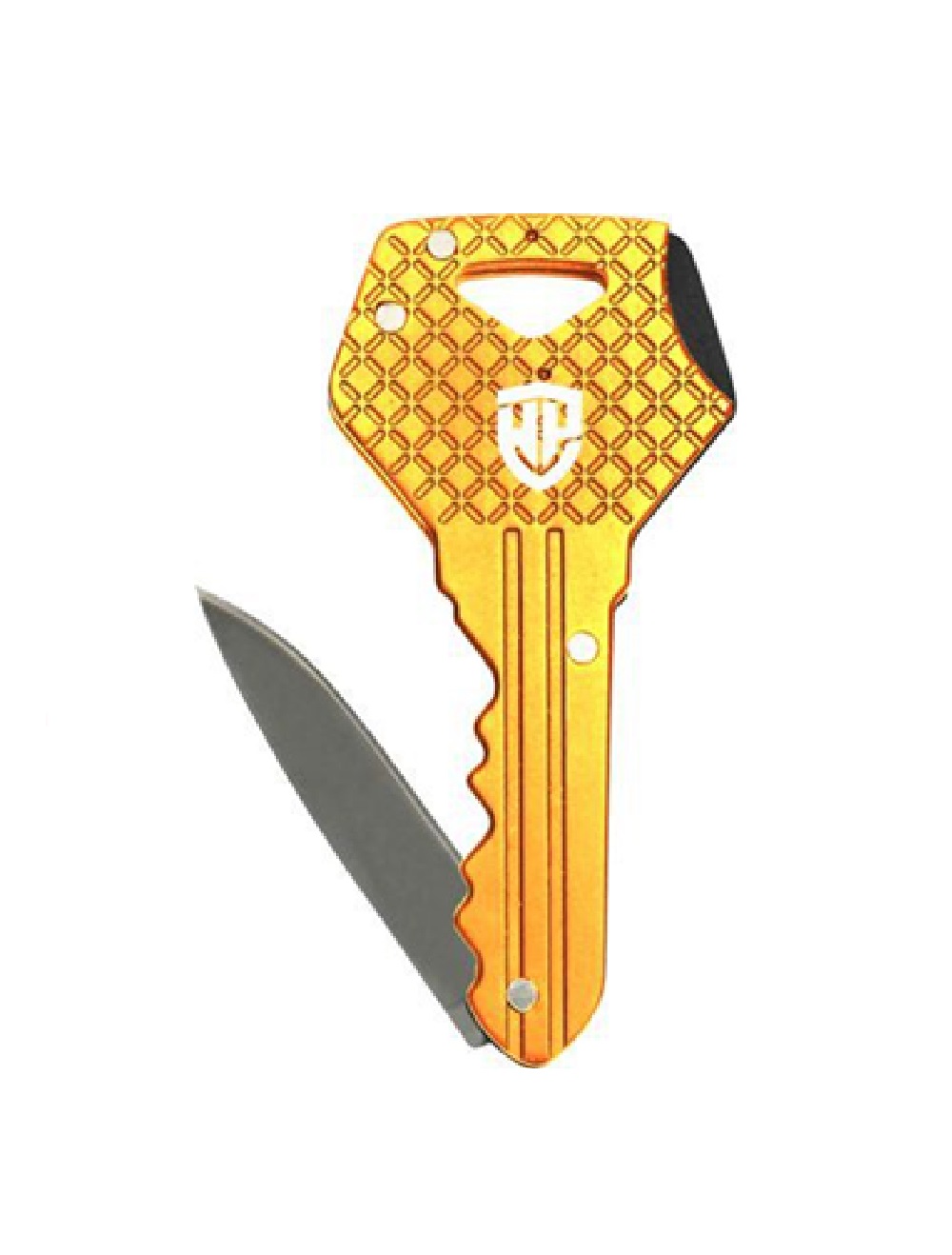 Нож складной  "ключ-брелок" золотой WORKPRO