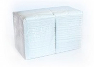 Бумажные салфетки Биг Паки белые 24х24 см, 2 слоя 808406