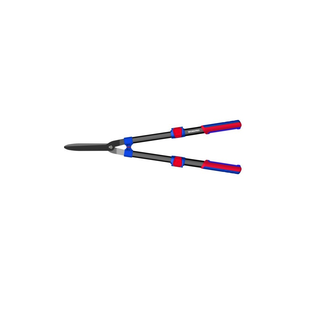 Ножницы для живой изгороди 625-825 мм с прямым лезвием, телескопические ручки WORKPRO