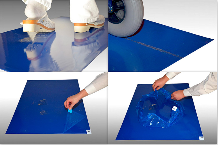 Многослойный антибактериальный липкий мат (60 листов)