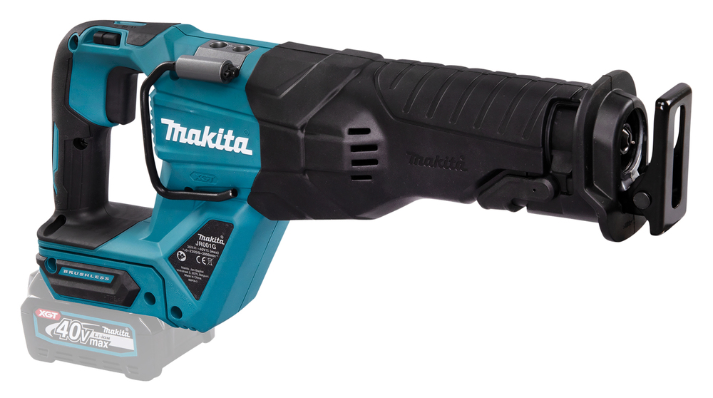 Пила сабельная аккумуляторная Makita JR001GZ Li-ion, 40В, XGT, 32 мм, 0 - 3000 об/мин, без акб и ЗУ