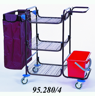 Тележка для горничной «Спектр» базовая модель 95.280