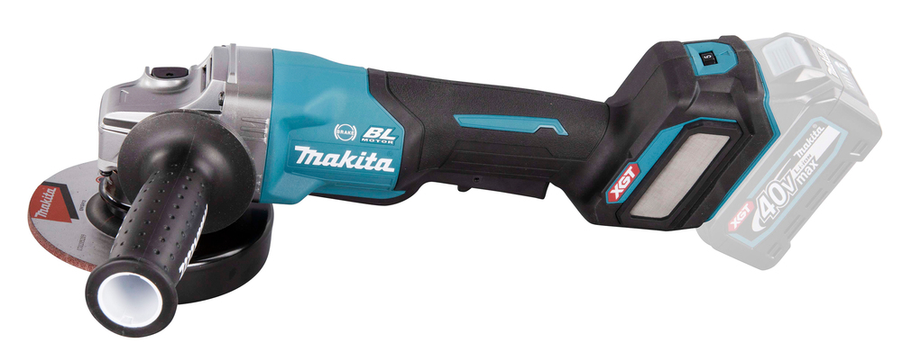 Угловая шлифмашина аккумуляторная с регулировкой оборотов Makita GA029GZ XGT BL 40В, 125 мм, 3000-8500 об/мин, без акб и ЗУ