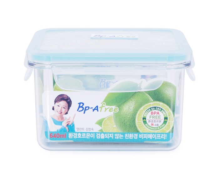 Тритановый контейнер с замками TR-23SQ 640 мл