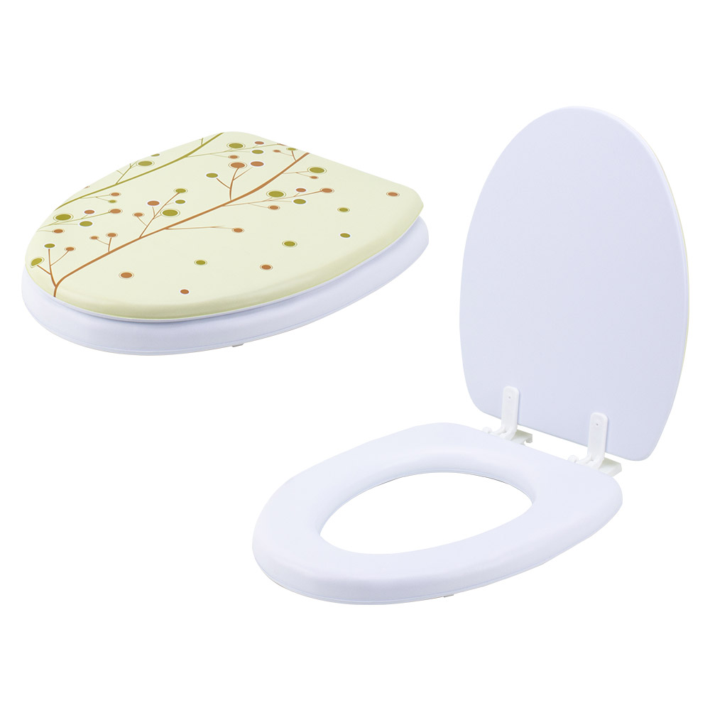 Мягкое сиденье для унитаза GREENWOOD-O (белый)