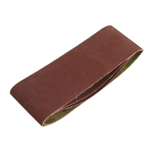 Лента абразивная EDGE by PATRIOT 100х610 мм, Р80, 3 шт в упаковке