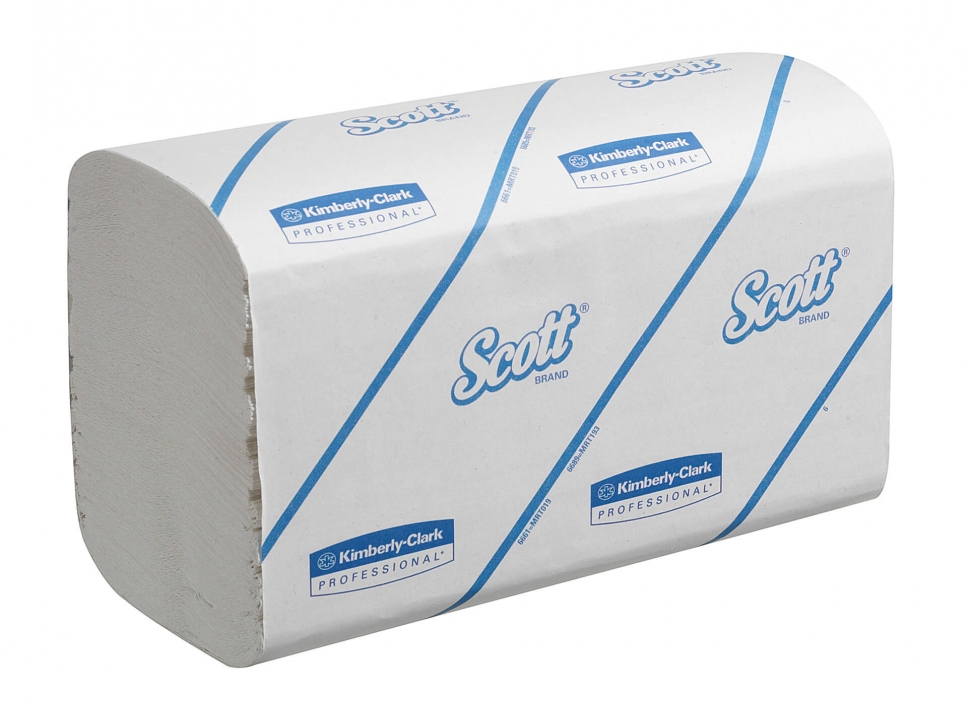 Бумажные полотенца в пачках Kimberly-Clark SCOTT Scottfold 6663