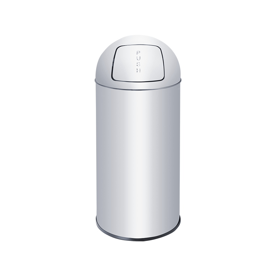 Ведро с крышкой-качелью Jofel PUSH AL72035SV 35л