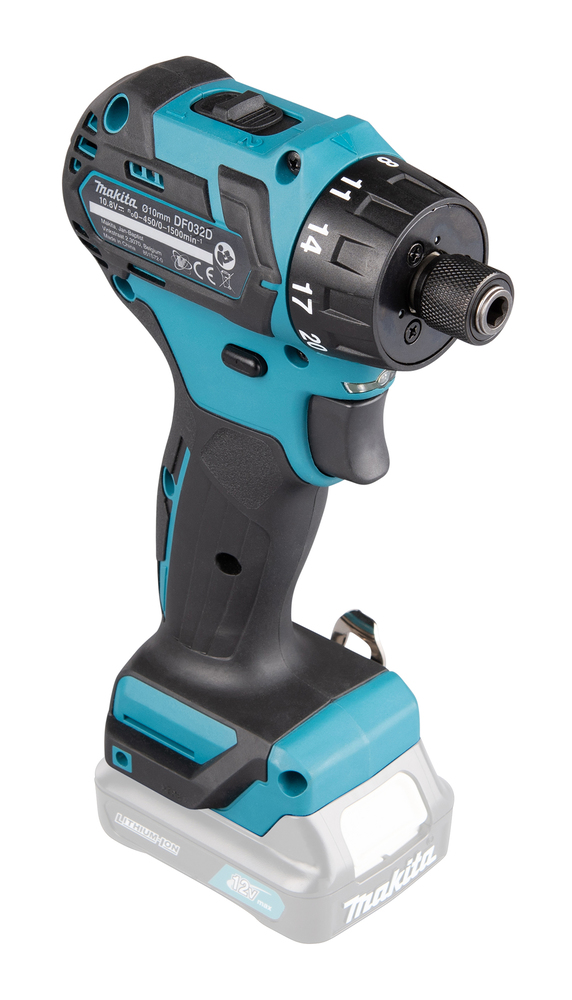 Дрель-шуруповерт аккумуляторная Makita DF032DZ CXT 10.8В, 35 Нм, 1500 об/мин, без акб и ЗУ