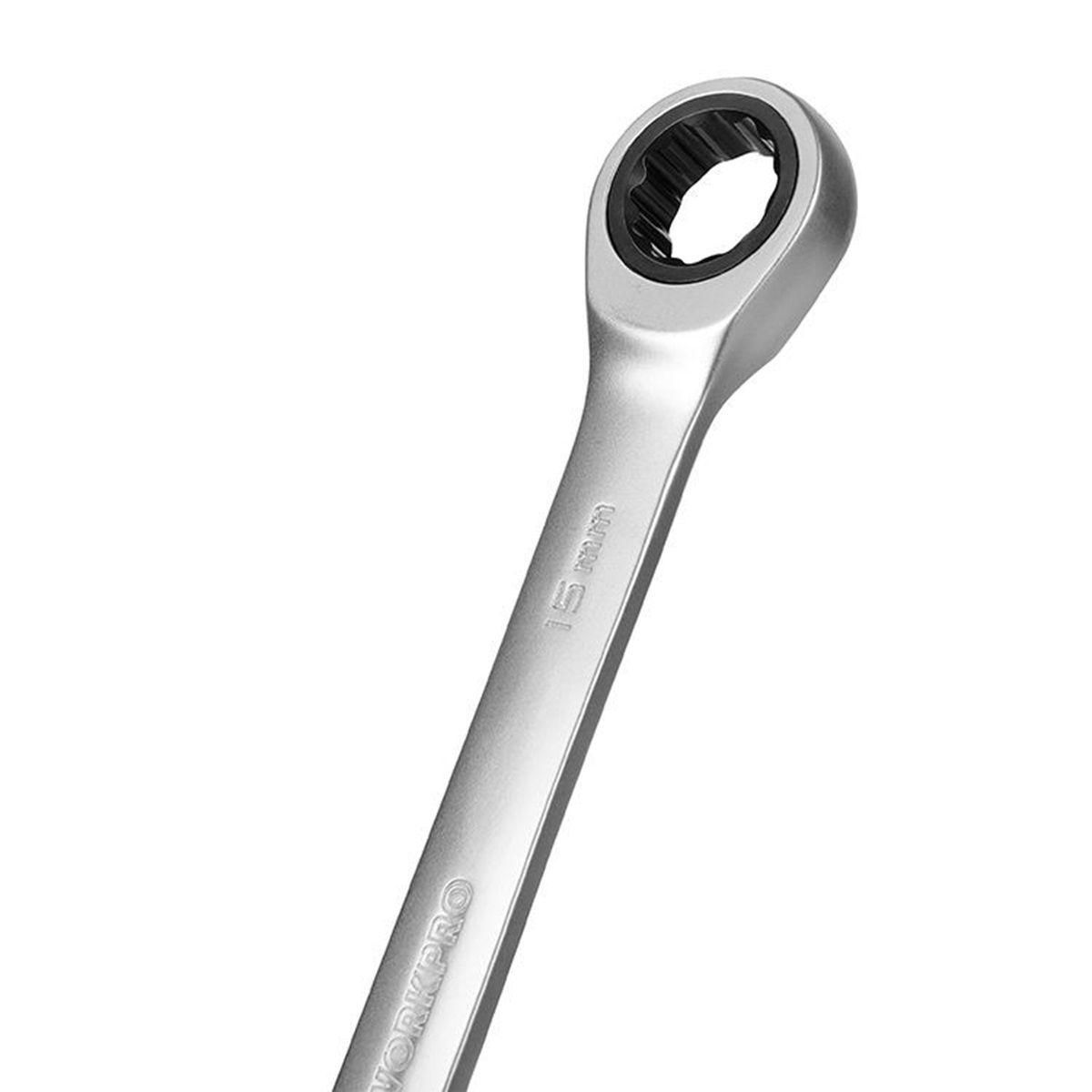 Набор  ключей комбинированных 7 шт (10-16 мм) с храповым механизмом и реверсом на пластиковом держателе WORKPRO