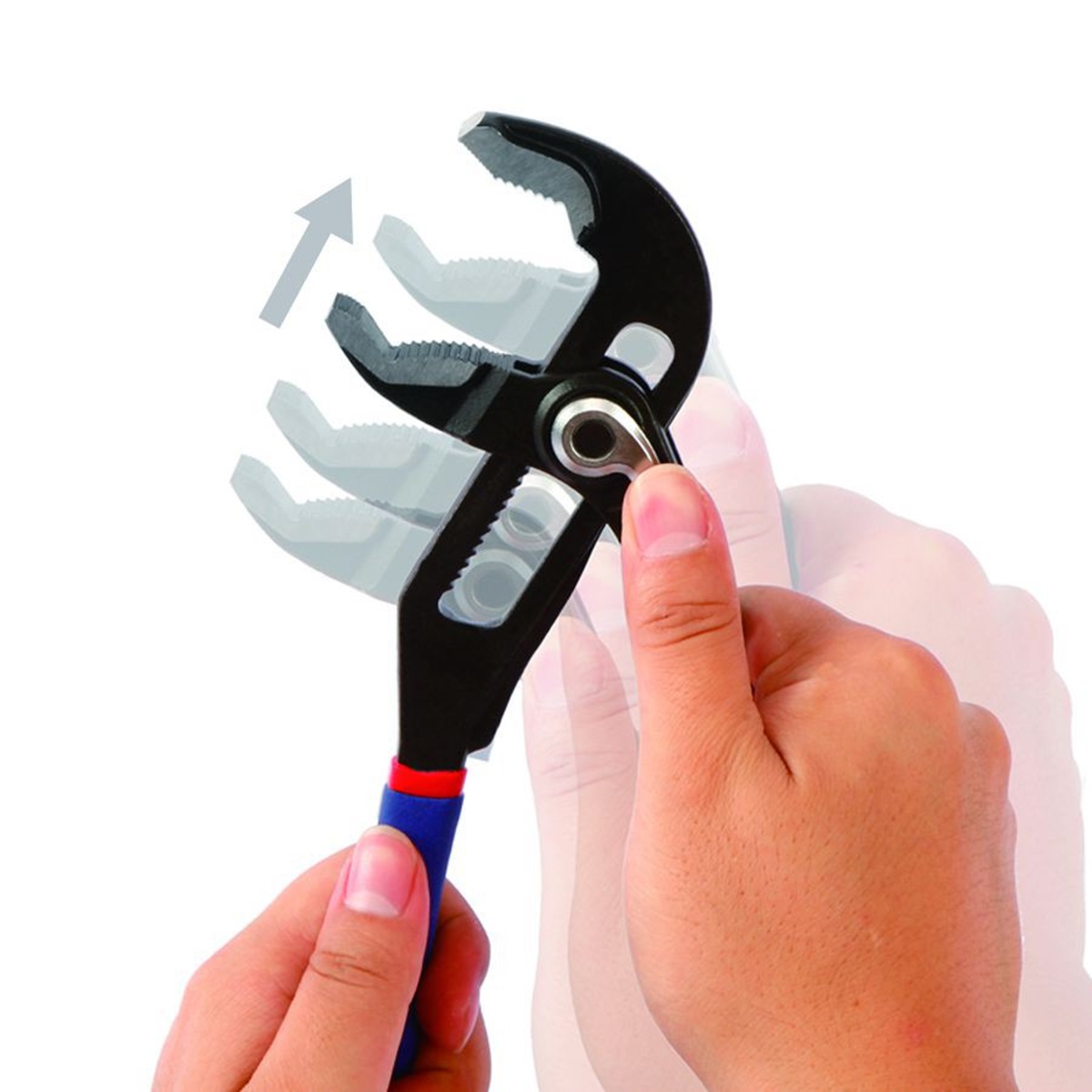 Набор клещей переставных 200 мм и 250 мм  CR-V  (с кнопкой) WORKPRO