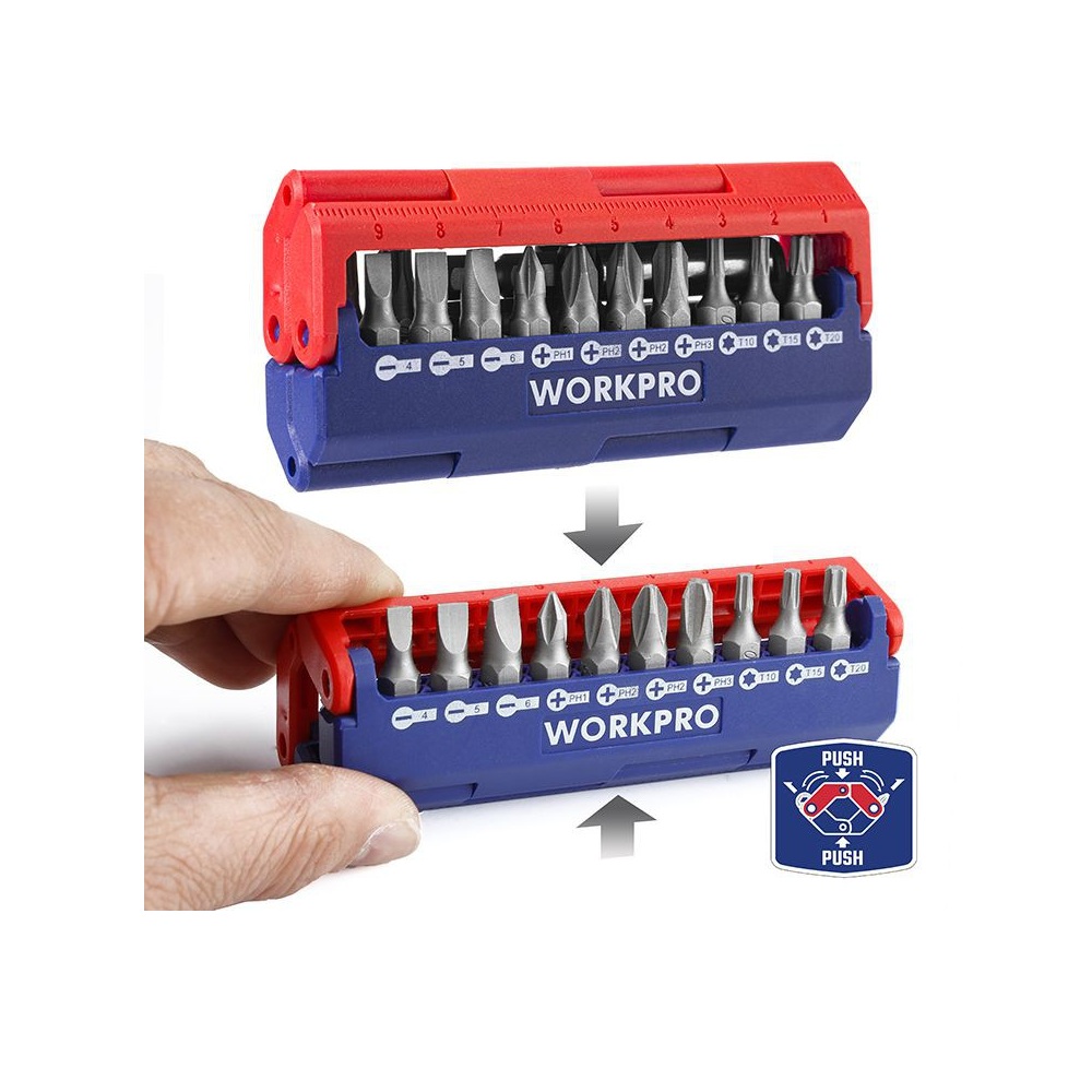 Набор бит 13 предметов WORKPRO