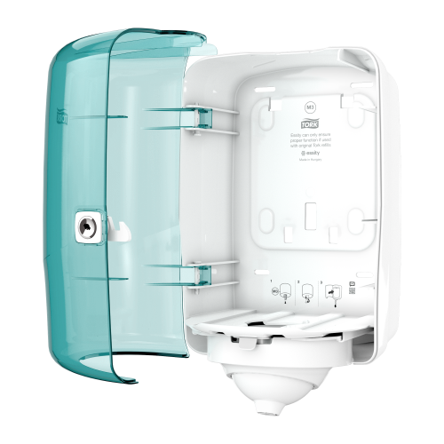 473167 Диспенсер бирюзовый Tork Reflex мини с центральной вытяжкой