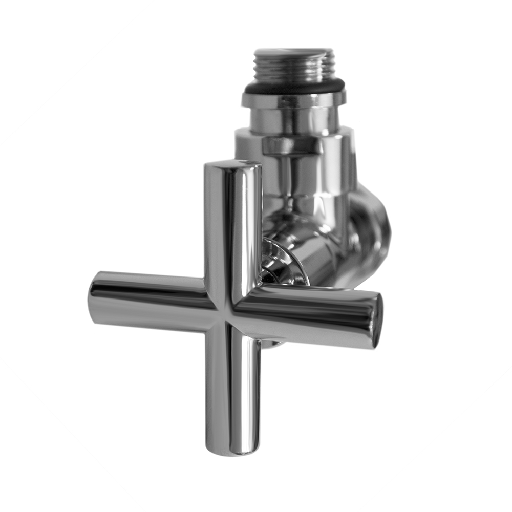 Вентиль запорный угловой г/ш 3/4"х1/2"