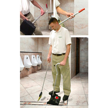 Совок и щетка с телескопической ручкой в комплекте