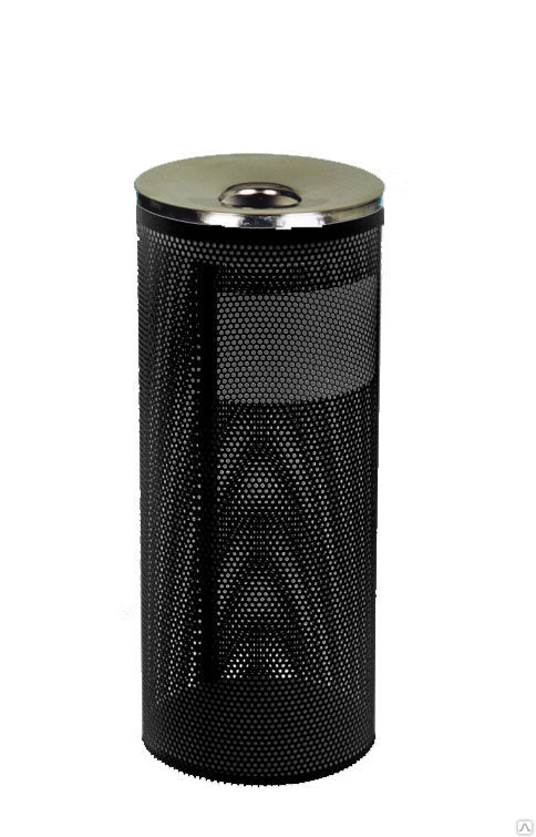 Урна из перфорированной оцинкованной стали с полимерным покрытием К250Н перф  (СШ-118/1)