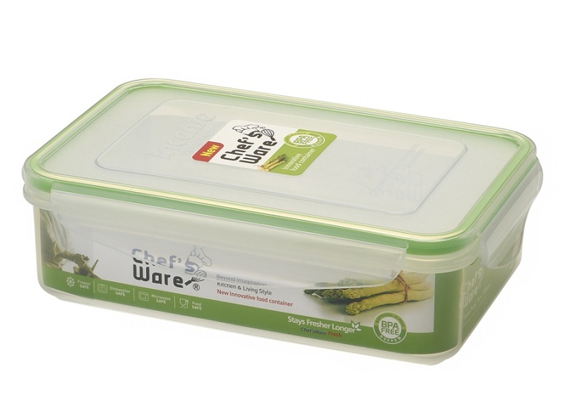 Пластиковый контейнер с отделами и с замками BPA FREE IS-058 1600 мл