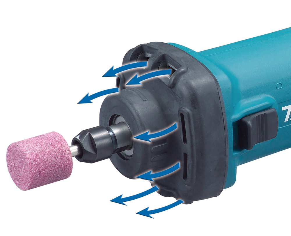 Прямая шлифмашина электрическая Makita GD0602 400 Вт, 3/6/8 мм, 25000 об/мин